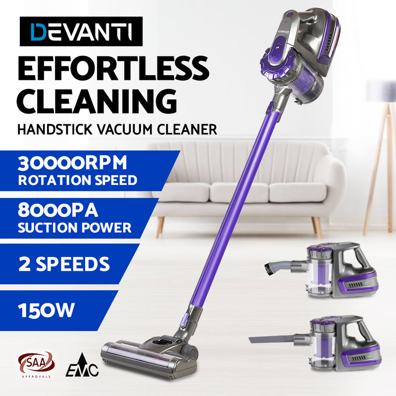 Devanti Cordless Vacuum Cleaner 150W