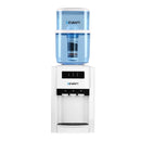 Water Cooler Dispenser Bench Top Countertop Ceramic Tap Water Purifier 22L Filter Container Bottle Stand Hot/Cold/Room Temperature Taps Office Kitchen