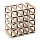 Artiss 20 Bottle Wine Rack Timber Storage Wooden Racks Bottle Glass Holder