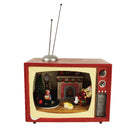 RETRO TV WITH MOVING TRAIN AND LIGHTS