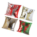 CHRISTMAS REINDEER GLITTER CUSHION