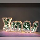MIRRORED XMAS LIGHT UP DISPLAY