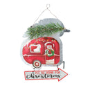 LIGHT UP CARAVAN HANGING SIGN