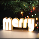 MERRY LIGHT UP DISPLAY