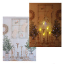 TWINKLING CANDLE LIGHTS CANVAS PICTURE