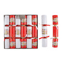 6 MERRY CHRISTMAS CRACKERS