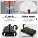 WHITE Basketball Stand