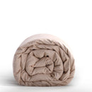 DreamZ 198x122cm Cotton Anti Anxiety Weighted Blanket Cover Protector Beige