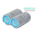 Flat Mop Bucket 360 Rotating Self Wash Cleaning Wet and Dry Pads 3 MOP Heads Set