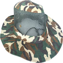 CAMMO PRINT BRIMMED HAT