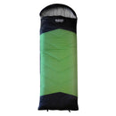 BREMER HOODED SLEEPING BAG 220 X80CM 0 TO -5C