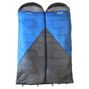 GASCOYNE HOODED TWIN SLEEPING BAGS 230X75CM 5 TO 10C