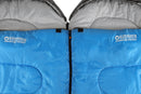 GASCOYNE HOODED TWIN SLEEPING BAGS 230X75CM 5 TO 10C