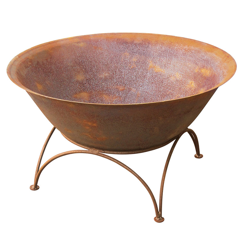 CAST IRON FIRE PIT 60 X 32CM 2.5MM THICKNESS