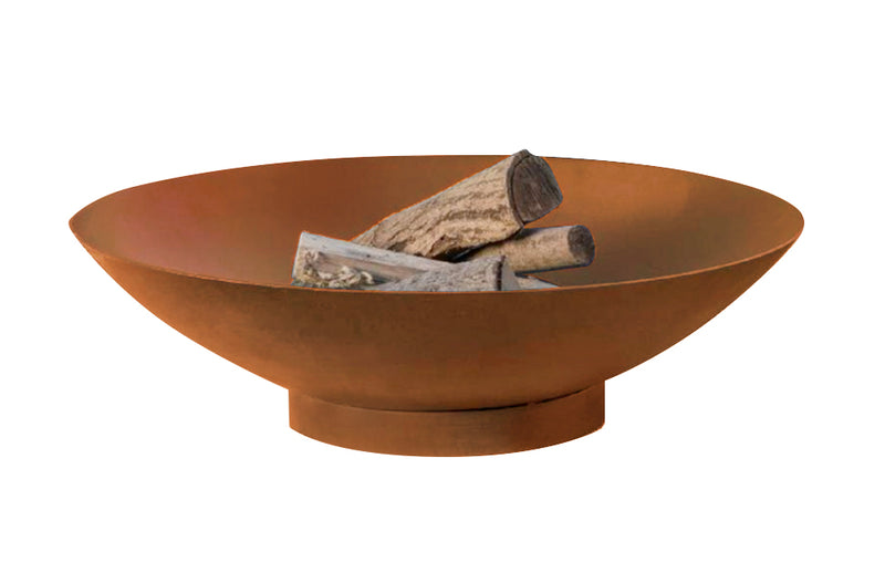 STEEL RUST COLOUR FIRE PIT 45CM 1.2MM THICKNESS