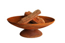 CAST IRON RUST COLOUR FIRE PIT 59 X 22CM 6MM THICKNESS