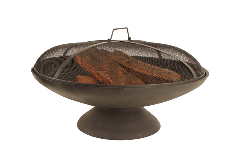 CAST IRON FIRE PIT 59 X 32CM 6MM THICKNESS