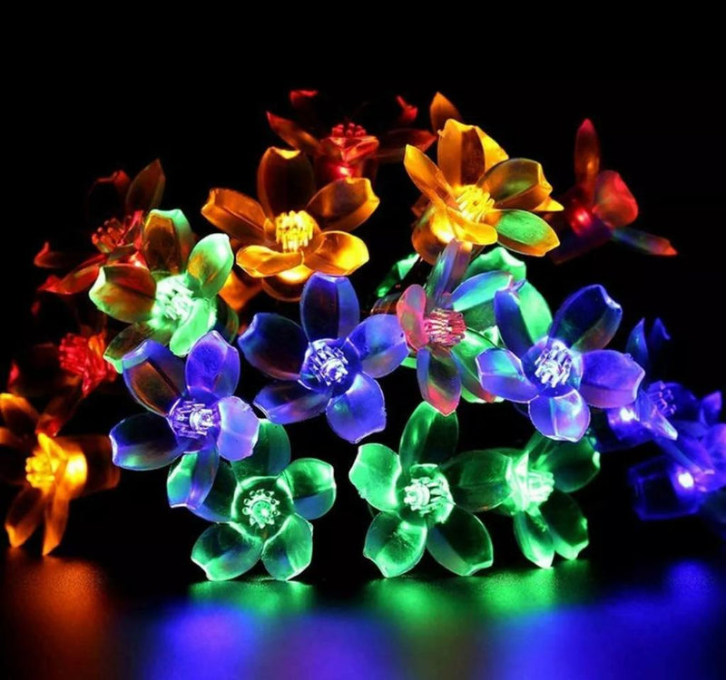 Solar Floral String Light Multicolour