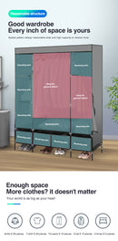 Levede Portable Wardrobe 4 Drawers Large Storage Cabinet Organiser Shelf Rack