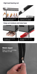 Levede Portable Wardrobe 4 Drawers Large Storage Cabinet Organiser Shelf Rack