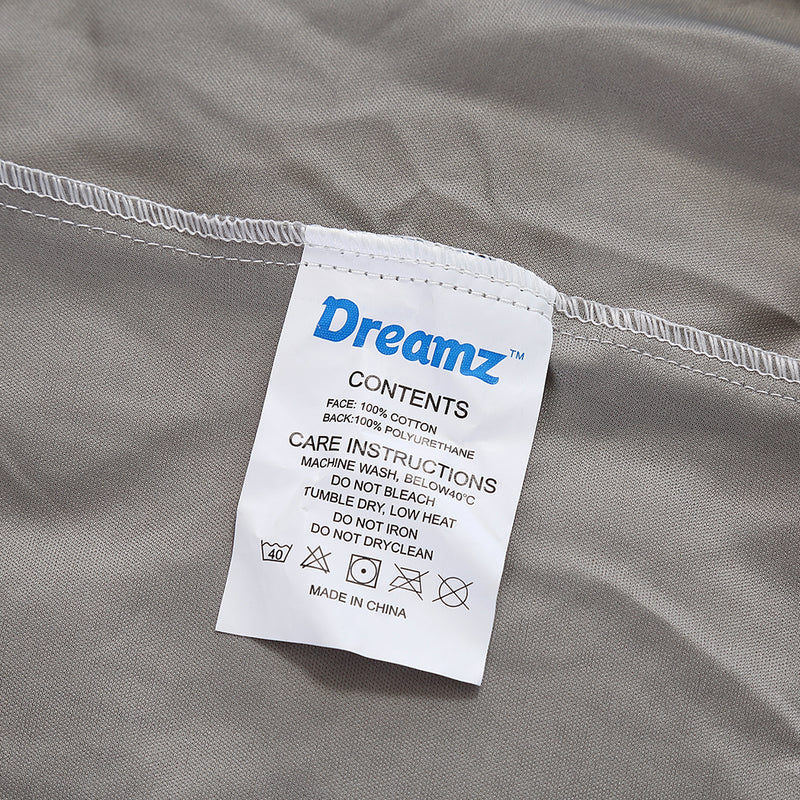 DreamZ Mattress Protector Fitted Sheet Cover Waterproof Cotton Fibre King