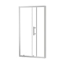 Levede Bath Shower Enclosure Screen Seal Strip Glass Shower Door 1400x1900mm