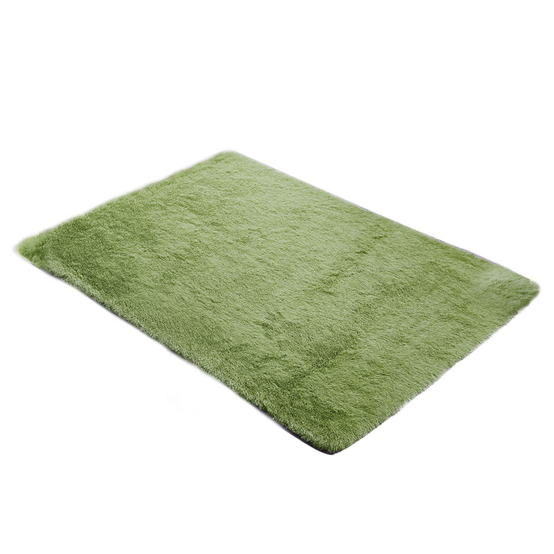 Designer Soft Shag Shaggy Floor Confetti Rug Carpet Home Decor 120x160cm Green