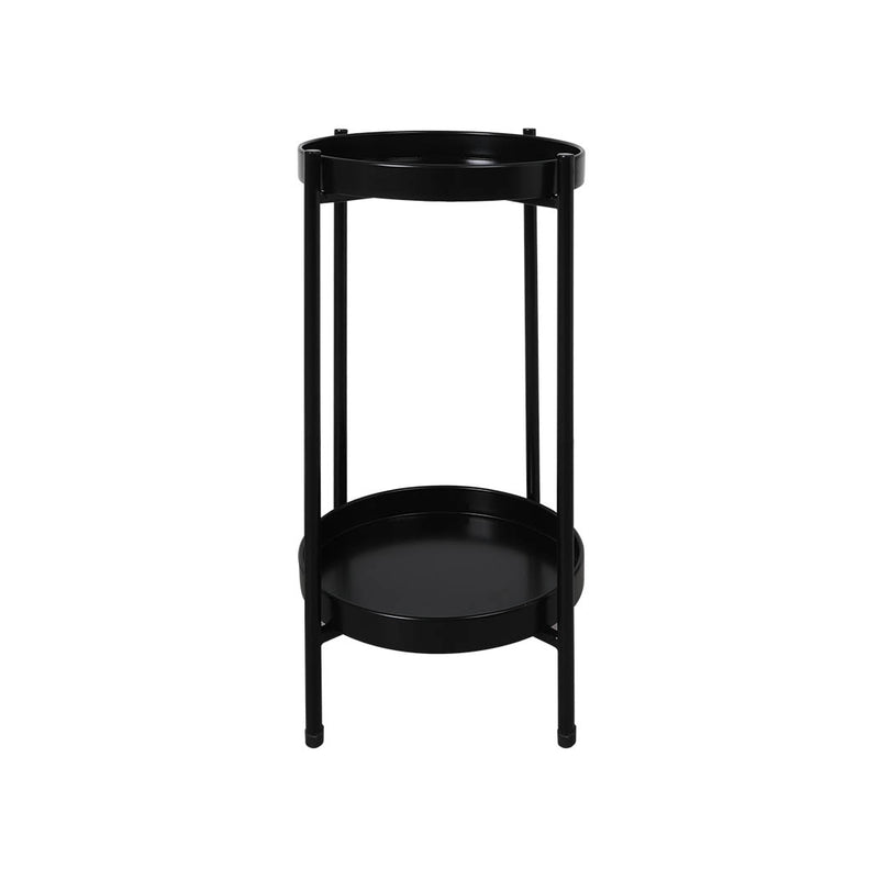 Levede 2 Tier Plant Stand Metal Flower Pot Rack Garden Shelf Outdoor Indoor