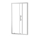 Levede Bath Shower Enclosure Screen Seal Strip Glass Shower Door 1500x1900mm