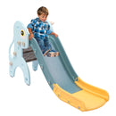 Kids Slide 135cm Long Basketball Hoop Ring Activity Center Toddlers Play Set Toy Blue