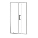 Levede Bath Shower Enclosure Screen Seal Strip Glass Shower Door 1100x1900mm