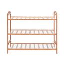 Levede 3 Tiers Bamboo Shoe Rack Storage Organizer Wooden Shelf Stand Shelves