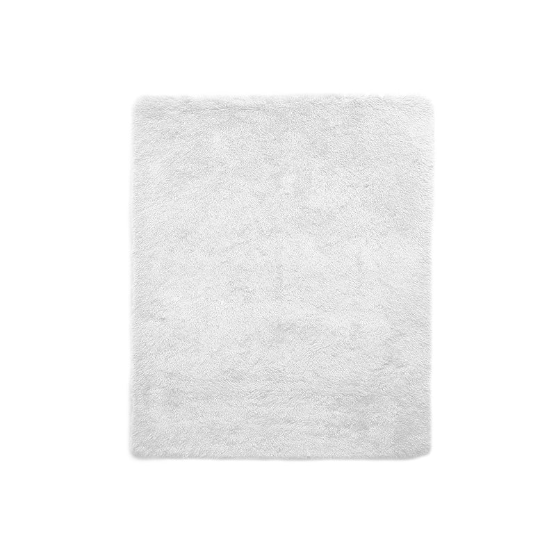 Designer Soft Shag Shaggy Floor Confetti Rug Carpet Home Decor 200x230cm White