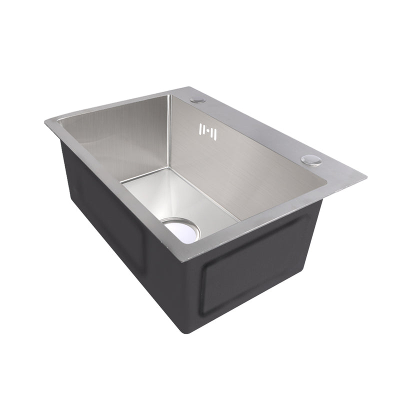 Stainless Steel Kitchen Sink Under/Topmount Sinks Laundry Single Bowl 440 X440MM