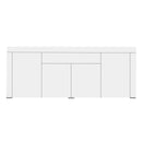 Levede Buffet Sideboard Cabinet High Gloss Storage Modern Doors Cupboard White