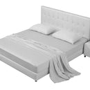 DreamZ 4 Pcs Natural Bamboo Cotton Bed Sheet Set in Size Double Grey