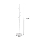 Clothes Stand Garment Coat Rack Metal Rail Portable Hanger Stand Organizer White