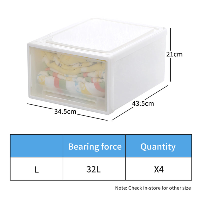 Storage  Drawers Set Cabinet Tools Organiser Box Chest Drawer Plastic Stackable