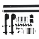 3M Antique Classic Style Single Sliding Barn Door Hardware Track Roller Kit