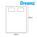 Dreamz Bamboo Pillowtop Mattress Topper Protector Waterproof Cool Cover Double