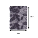 Floor Rug Shaggy Rugs Soft Large Carpet Area Tie-dyed Midnight City 120x160cm