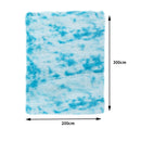 Floor Rug Shaggy Rugs Soft Large Carpet Area Tie-dyed Maldives 200x300cm