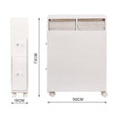 Levede Bathroom Toilet Storage Cabinet Tissue Box Holder Drawer Basket Wheels