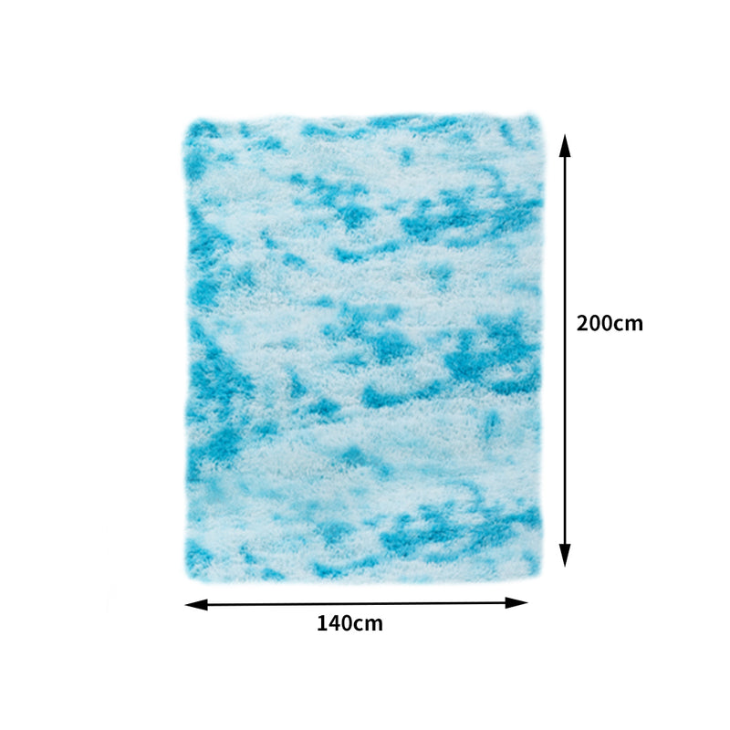 Floor Rug Shaggy Rugs Soft Large Carpet Area Tie-dyed Maldives 140x200cm