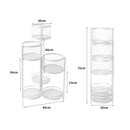 6 Tier Plant Stand Swivel Outdoor Indoor Metal Stands Flower Shelf Rack Garden White