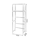 2 Tier Toilet Bathroom Laundry Washing Machine Storage Rack Shelf Unit Organizer