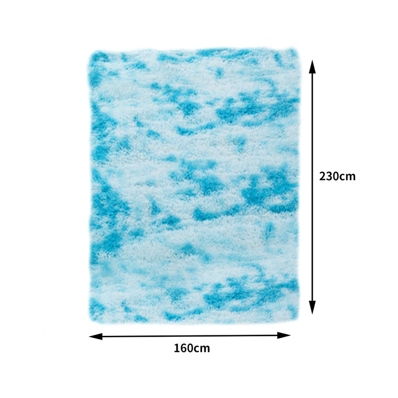 Floor Rug Shaggy Rugs Soft Large Carpet Area Tie-dyed Maldives 160x230cm