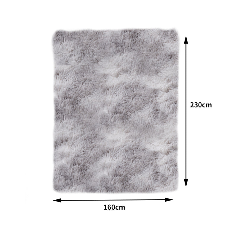 Floor Rug Shaggy Rugs Soft Large Carpet Area Tie-dyed Mystic 160x230cm