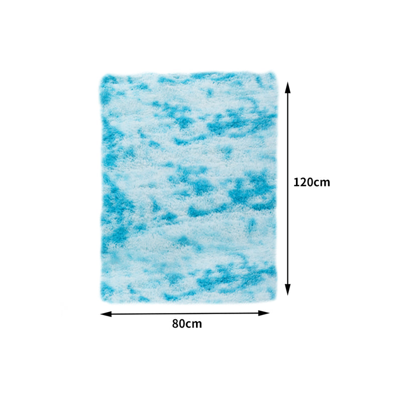 Floor Rug Shaggy Rugs Soft Large Carpet Area Tie-dyed Maldives 80x120cm