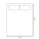 DreamZ Silk Satin Quilt Duvet Cover Set in Single Size in Burgundy Colour